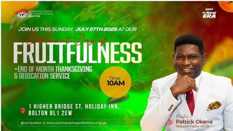 (Sermon) Sunday 27th July, 2025